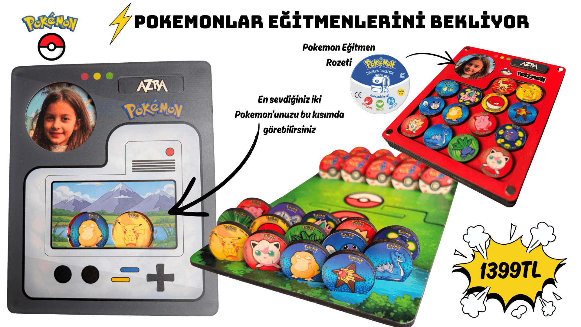 Ahşap PokéDex Oyuncağı